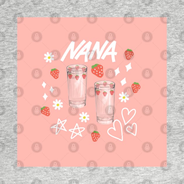 Nana anime strawberry glasses by little-axii